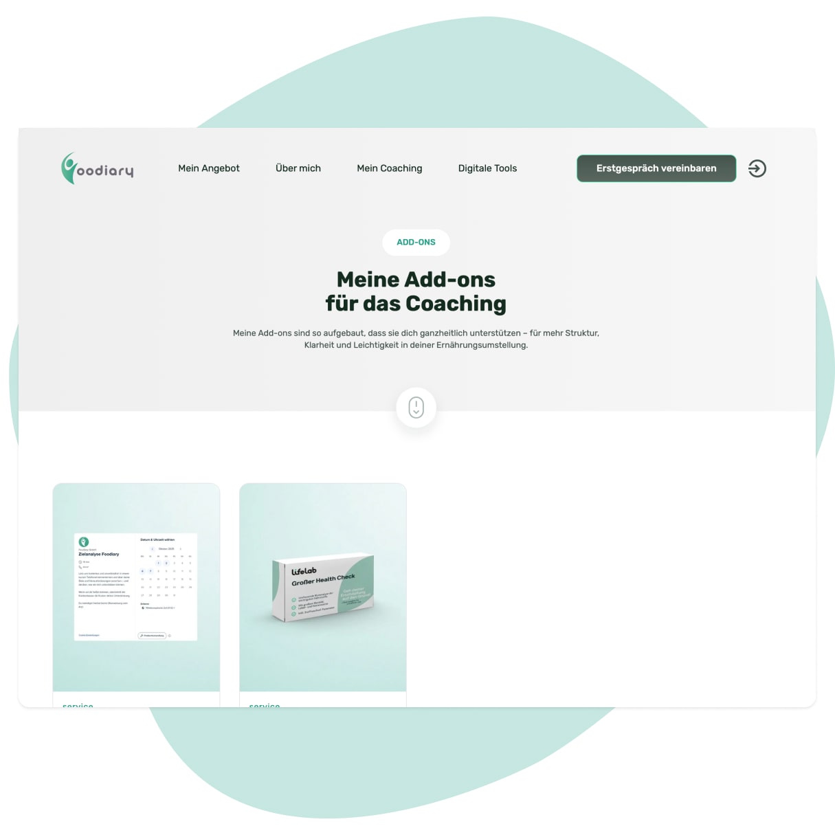 add-ons-webseite-foodiary